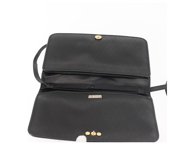 Borsa a Spalla Christian Dior in Pelle Nera e Oro Auth BA6322 Nero D'oro - vista 15