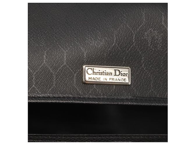 Borsa a Spalla Christian Dior in Pelle Nera e Oro Auth BA6322 Nero D'oro - vista 16