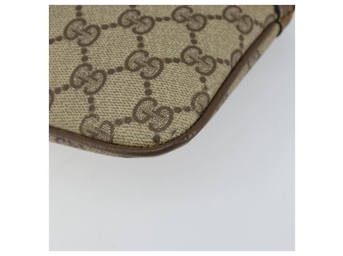 Borsa a Spalla Gucci GG Supreme Web Sherry Line PVC Beige 904 02 047 Auth hk2991 D'oro - vista 10