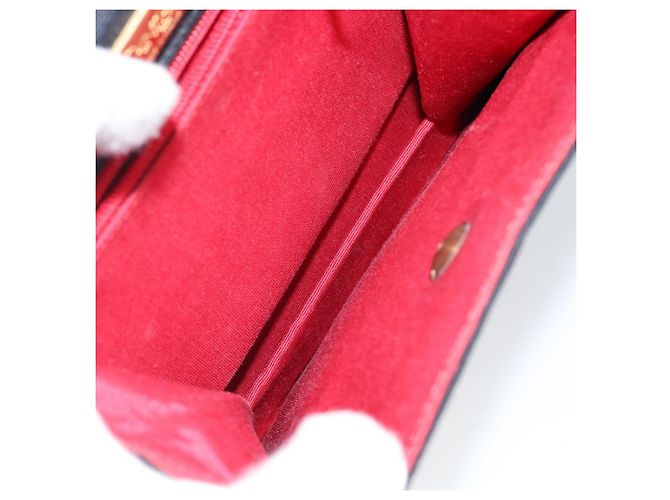 Borsa a Spalla in Tela Nera e Dorata Auth BA6269 di SAINT LAURENT Nero D'oro - vista 17