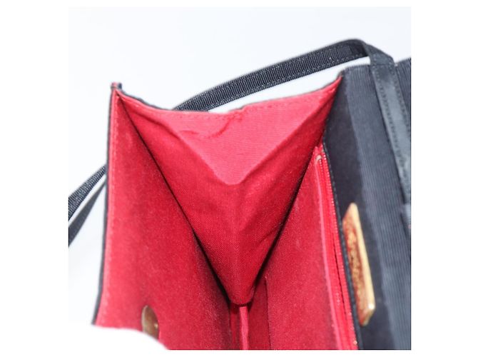 Borsa a Spalla in Tela Nera e Dorata Auth BA6269 di SAINT LAURENT Nero D'oro - vista 19
