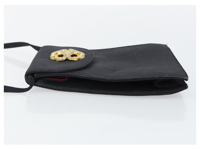 Borsa a Spalla in Tela Nera e Dorata Auth BA6269 di SAINT LAURENT Nero D'oro - vista 5