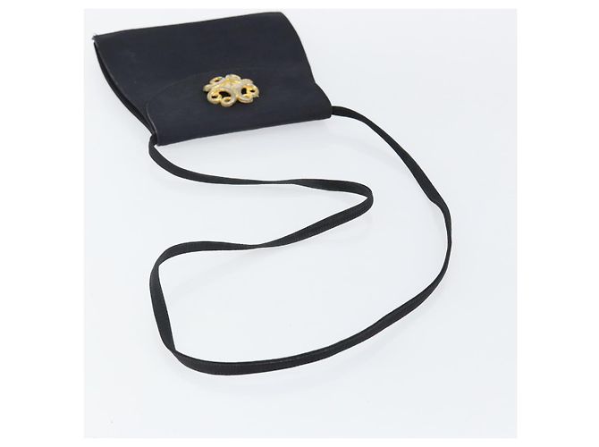 Borsa a Spalla in Tela Nera e Dorata Auth BA6269 di SAINT LAURENT Nero D'oro - vista 7