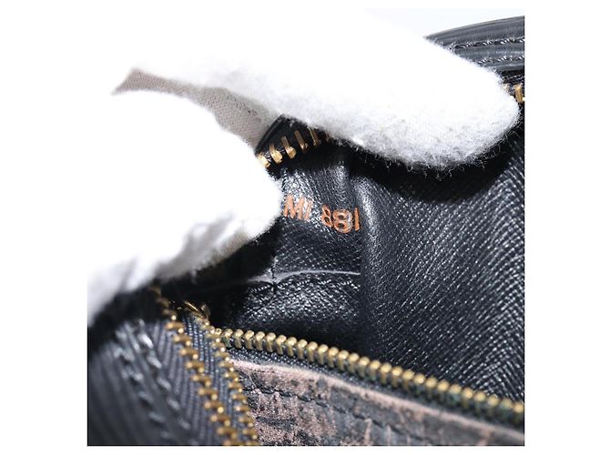 LOUIS VUITTON Borsa a Spalla Epi Trocadero 23 Nera M52302 LV Auth 143464 Nero - vista 12