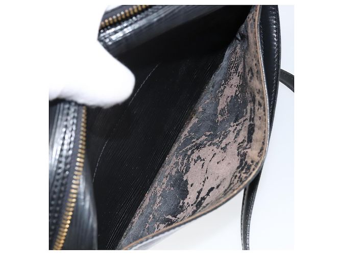 LOUIS VUITTON Borsa a Spalla Epi Trocadero 23 Nera M52302 LV Auth 143464 Nero - vista 21