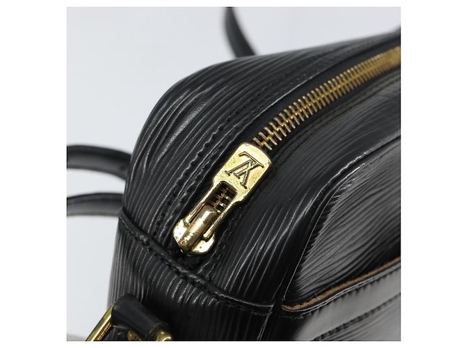 LOUIS VUITTON Borsa a Spalla Epi Trocadero 23 Nera M52302 LV Auth 143464 Nero - vista 9