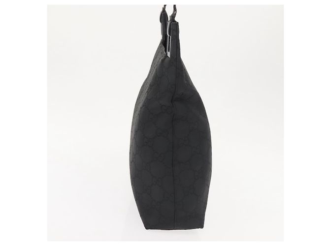 Borsa Tote GG Canvas Gucci Nera 001 3102 Auth 142519 Nero - vista 5