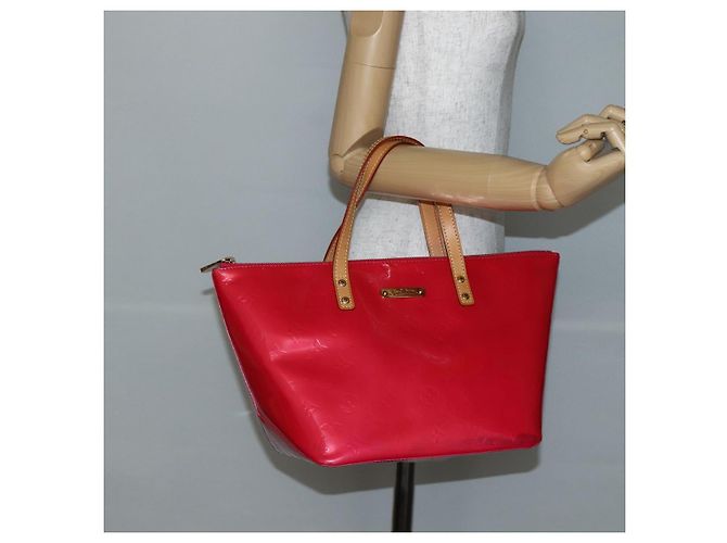 LOUIS VUITTON Borsa a Mano Monogram Vernis Bellevue PM Rose Pop M93669 Auth 143327 Rosa - vista 25