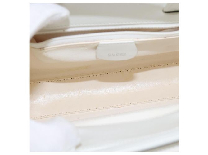 Gucci Borsa Tote in Vinile Trasparente Argento 001 2122 1773 Auth 143275 - vista 16