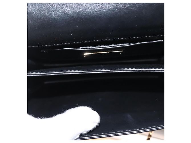Borsa a spalla in pelle Gancini Chain di Salvatore Ferragamo, oro, Auth 142823 - vista 17