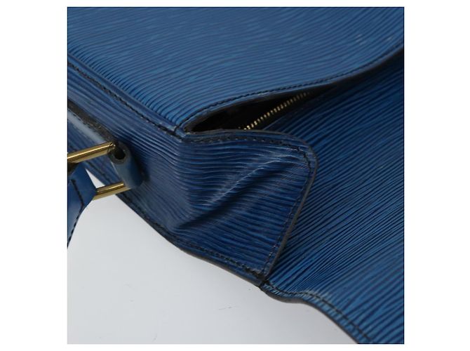 LOUIS VUITTON Borsa a Spalla Epi Saint Cloud GM Blu Toledo M52195 LV Auth 143463 - vista 17