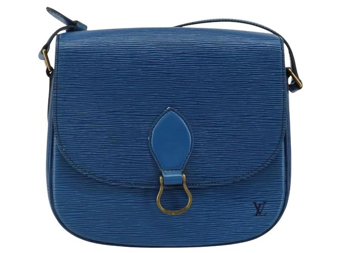 LOUIS VUITTON Borsa a Spalla Epi Saint Cloud GM Blu Toledo M52195 LV Auth 143463 - vista 2
