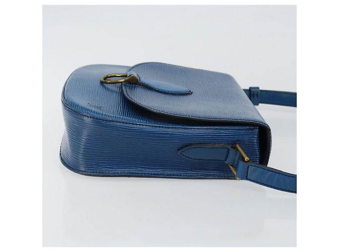 LOUIS VUITTON Borsa a Spalla Epi Saint Cloud GM Blu Toledo M52195 LV Auth 143463 - vista 4