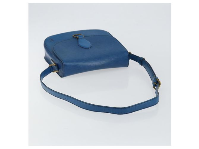 LOUIS VUITTON Borsa a Spalla Epi Saint Cloud GM Blu Toledo M52195 LV Auth 143463 - vista 7