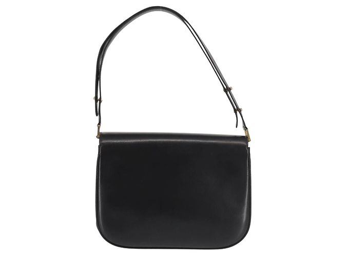 BALLY Borsa a Spalla in Pelle Nera e Oro Auth BA4806 Nero D'oro - vista 2
