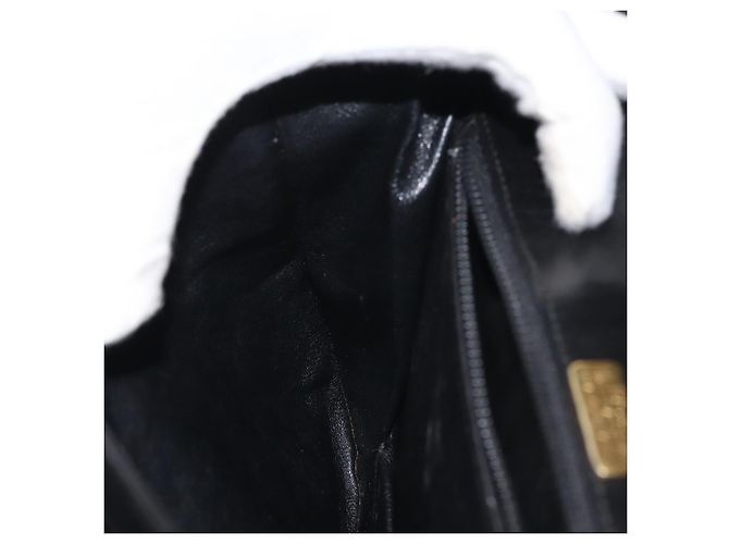 BALLY Borsa a Spalla in Pelle Nera e Oro Auth BA4806 Nero D'oro - vista 20