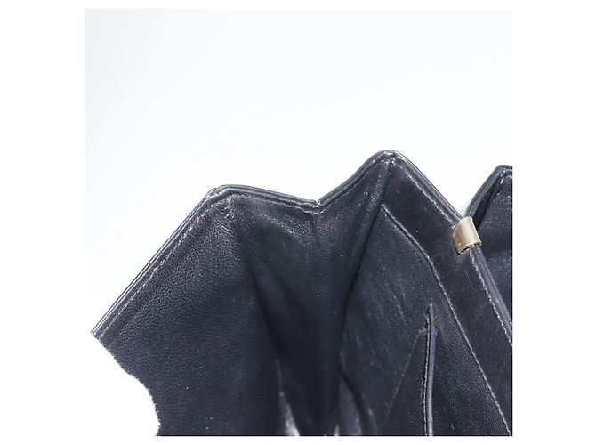 BALLY Borsa a Spalla in Pelle Nera e Oro Auth BA4806 Nero D'oro - vista 22