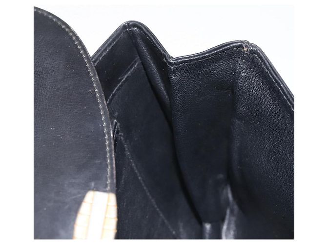 BALLY Borsa a Spalla in Pelle Nera e Oro Auth BA4806 Nero D'oro - vista 23