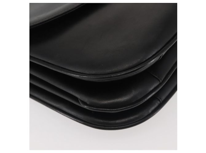 BALLY Borsa a Spalla in Pelle Nera e Oro Auth BA4806 Nero D'oro - vista 9