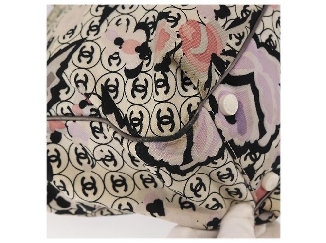 CHANEL Tote Bag aus Canvas Mehrfarbig Silber CC Auth 142753 Mehrfarben - Ansicht 15