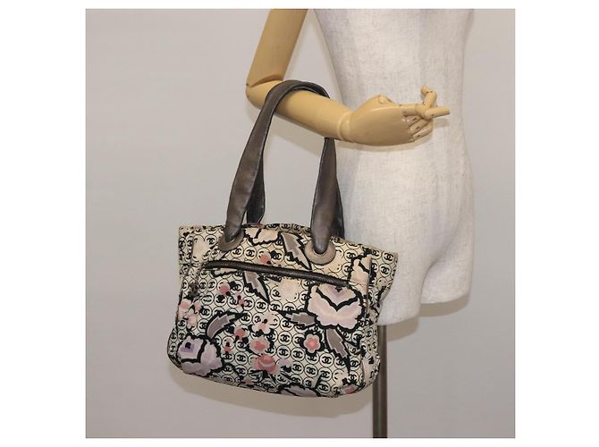 CHANEL Tote Bag aus Canvas Mehrfarbig Silber CC Auth 142753 Mehrfarben - Ansicht 21