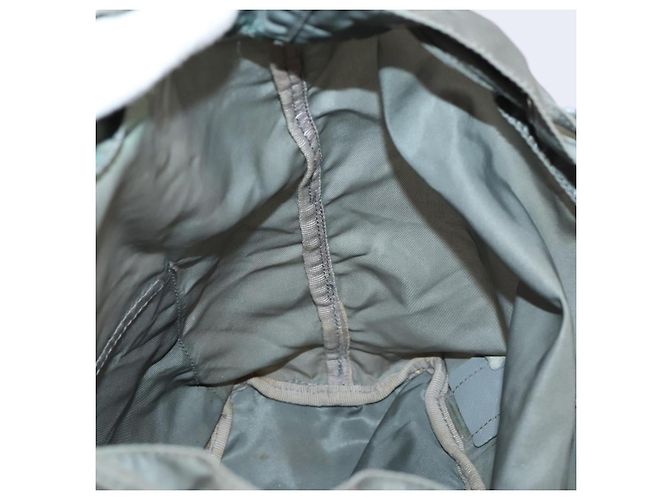 PRADA Rucksack aus Nylon grün silber authentisch 141751 - Ansicht 22