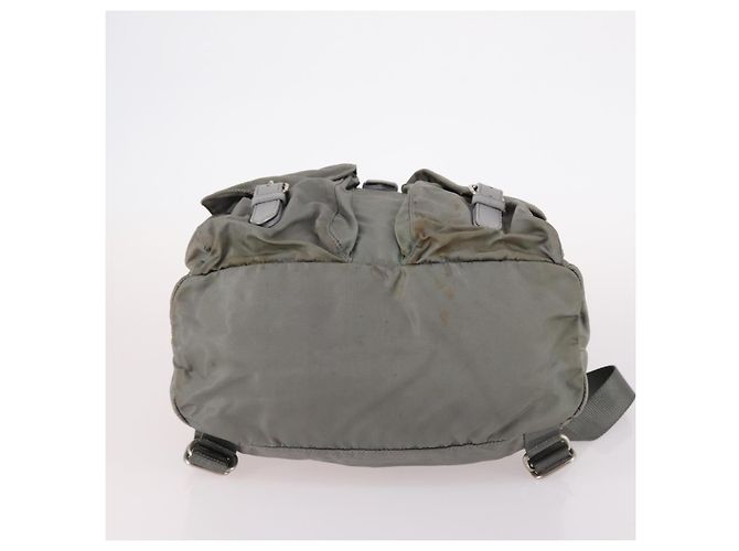 PRADA Rucksack aus Nylon grün silber authentisch 141751 - Ansicht 5