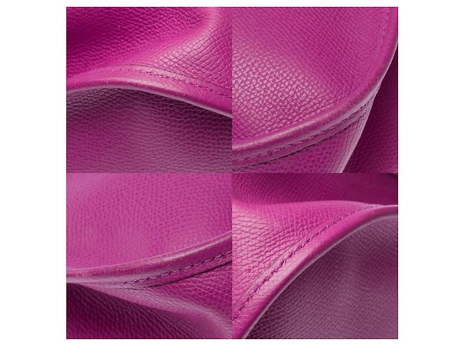 Hermès Borsa HERMES Evelyne in Pelle Viola - 102326 Porpora - vista 12