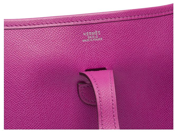 Hermès Borsa HERMES Evelyne in Pelle Viola - 102326 Porpora - vista 7