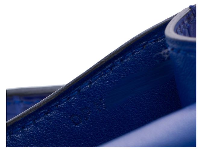 Hermès Borsa HERMES Constance in Pelle Esotica Blu - 102919 - vista 8