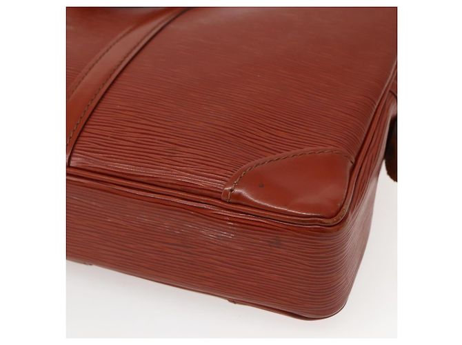 LOUIS VUITTON Epi Porta Documenti da Viaggio Borsa Business Marrone M54478 Auth 144060 - vista 16