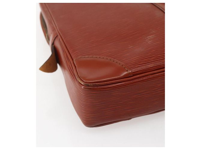 LOUIS VUITTON Epi Porta Documenti da Viaggio Borsa Business Marrone M54478 Auth 144060 - vista 17