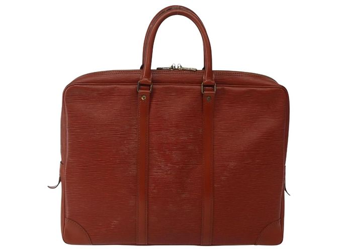 LOUIS VUITTON Epi Porta Documenti da Viaggio Borsa Business Marrone M54478 Auth 144060 - vista 2
