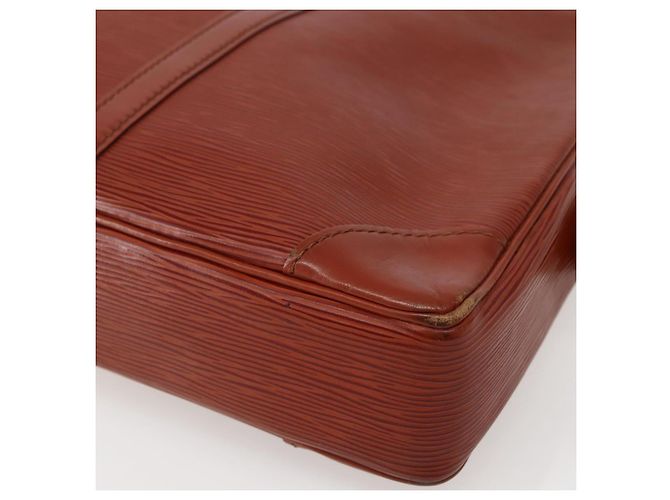 LOUIS VUITTON Epi Porta Documenti da Viaggio Borsa Business Marrone M54478 Auth 144060 - vista 8