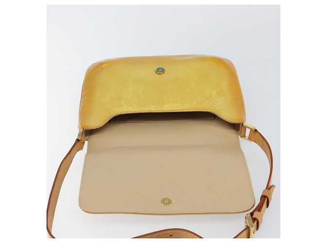 LOUIS VUITTON Borsa Thompson Street Monogram Vernis Beige M91301 LV Auth 143121 - vista 14