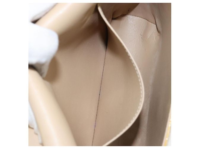 LOUIS VUITTON Borsa Thompson Street Monogram Vernis Beige M91301 LV Auth 143121 - vista 19
