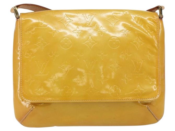 LOUIS VUITTON Borsa Thompson Street Monogram Vernis Beige M91301 LV Auth 143121 - vista 2