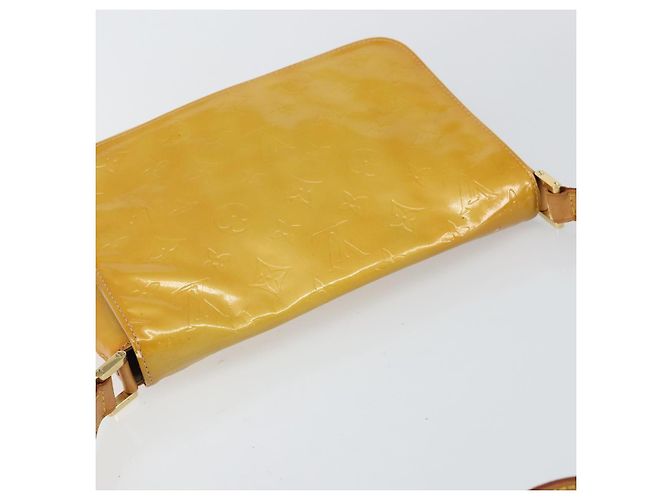 LOUIS VUITTON Borsa Thompson Street Monogram Vernis Beige M91301 LV Auth 143121 - vista 6