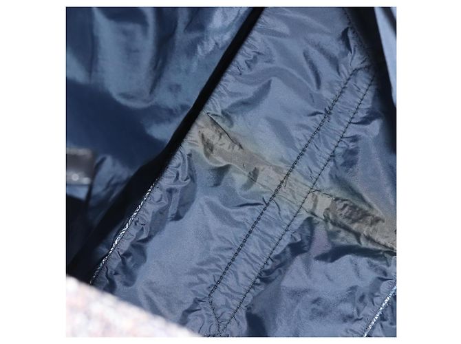 PRADA Tote Bag aus Nylon Blau Silber authentisch hk3057 - Ansicht 16