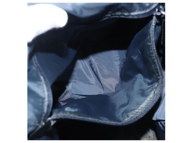 PRADA Tote Bag aus Nylon Blau Silber authentisch hk3057 - Ansicht 19