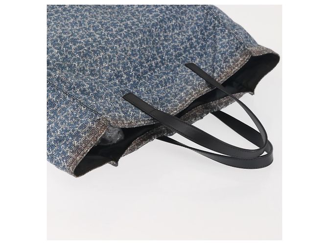 PRADA Tote Bag aus Nylon Blau Silber authentisch hk3057 - Ansicht 6