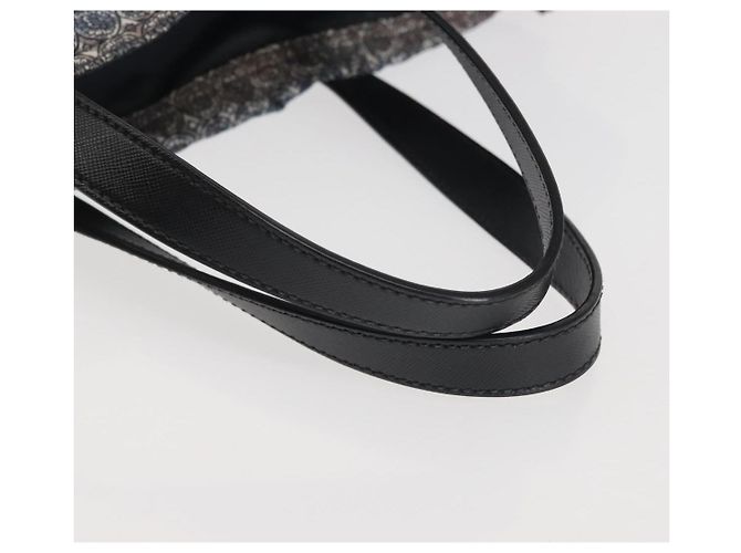 PRADA Tote Bag aus Nylon Blau Silber authentisch hk3057 - Ansicht 7