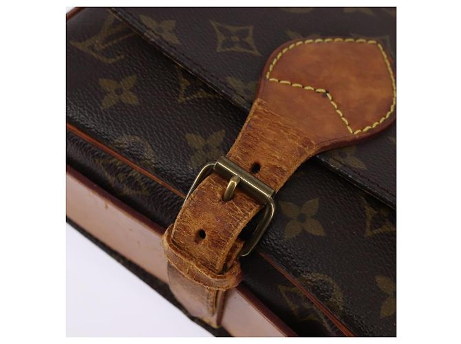 LOUIS VUITTON Borsa a Spalla Monogram Cartouchiere MM M51253 LV Auth BA6112 Monogramma - vista 14