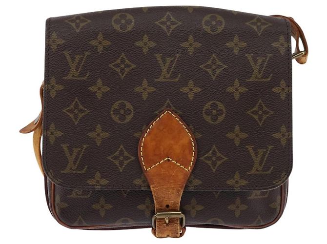 LOUIS VUITTON Borsa a Spalla Monogram Cartouchiere MM M51253 LV Auth BA6112 Monogramma - vista 2