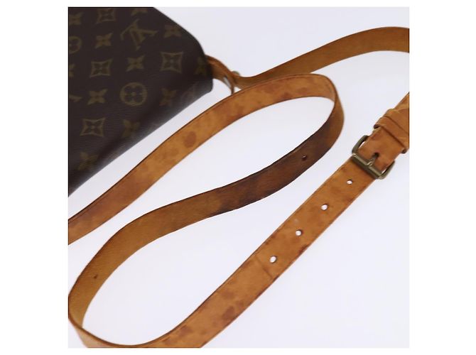 LOUIS VUITTON Borsa a Spalla Monogram Cartouchiere MM M51253 LV Auth BA6112 Monogramma - vista 7