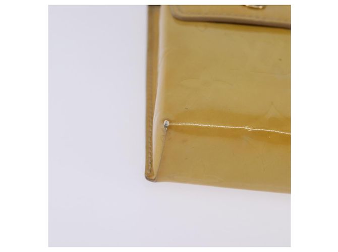 Estuche para cigarrillos LOUIS VUITTON Monogram Vernis Verde Beige M91048 LV Auth bs29664 - vista 10