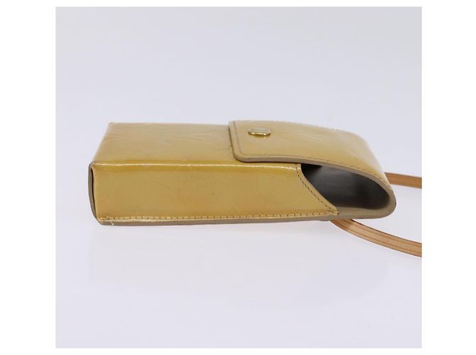 Estuche para cigarrillos LOUIS VUITTON Monogram Vernis Verde Beige M91048 LV Auth bs29664 - vista 5
