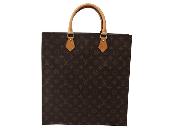 LOUIS VUITTON Borsa Sac Plat Monogram M51140 LV Auth 143119 Monogramma - vista 2