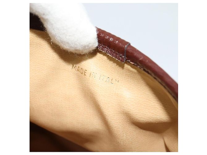 Céline Borsa a Spalla in Tela Macadam CELINE Beige Oro Auth BA4671 D'oro - vista 12