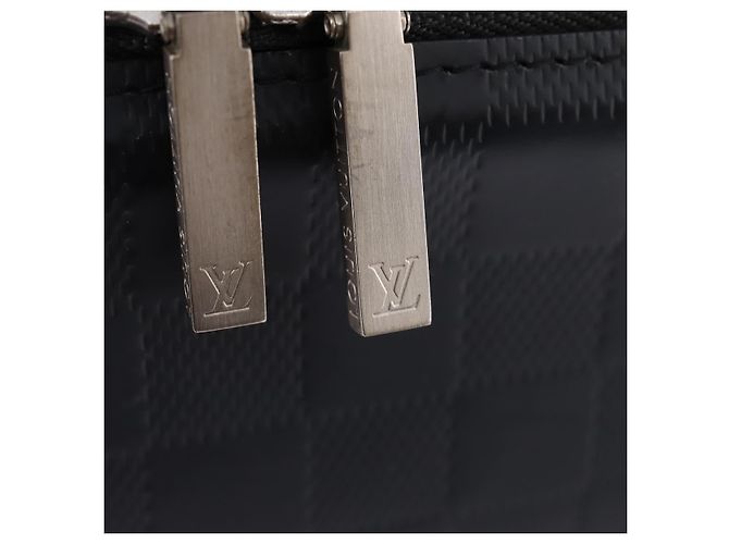 LOUIS VUITTON Borsa a Spalla CD Damie Grasset Blues Nera M92157 Auth am9043 Nero - vista 19